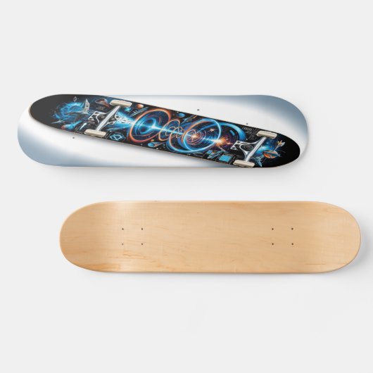 Tijdreis Vortex Persoonlijk Skateboard (Horizontaal)