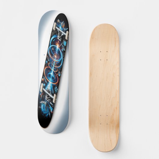 Tijdreis Vortex Persoonlijk Skateboard (Voorkant)