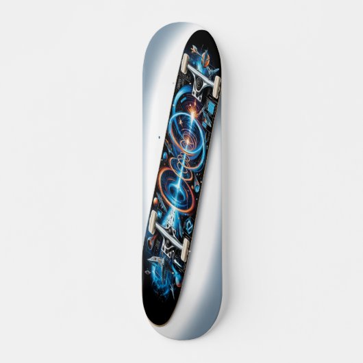 Tijdreis Vortex Persoonlijk Skateboard (Voorkant)