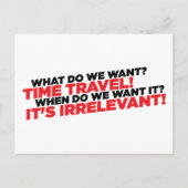 Tijdreizen Briefkaart (Voorkant)