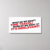 Tijdreizen Canvas Afdruk (Voorkant)