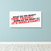 Tijdreizen Canvas Afdruk (Insitu (Houten vloer))