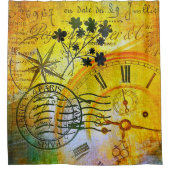 Tijdreizen Douchegordijn (Voorkant)