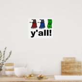 Tijdreizen Grappige Geek Nerdy Humor Poster Bord (Keuken)