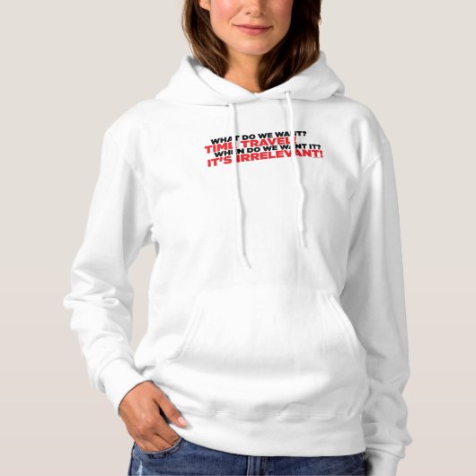 Tijdreizen Hoodie (Voorkant)