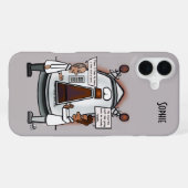 Tijdreizen iPhone Hoesje (Achterkant horizontaal)