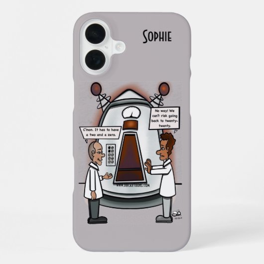 Tijdreizen iPhone Hoesje (Achterkant)