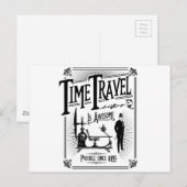 Tijdreizen is geweldige briefkaart (Voorkant / Achterkant)