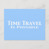 Tijdreizen is mogelijk cadeaus briefkaart (Voorkant)
