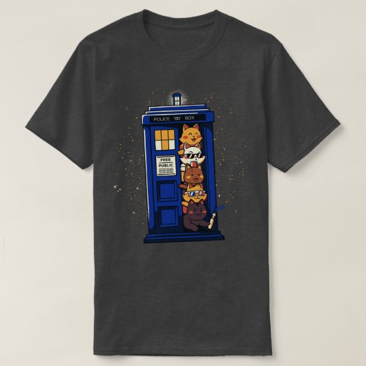 Tijdreizen Katten door Tobe Fonseca T-shirt (Design voorkant)
