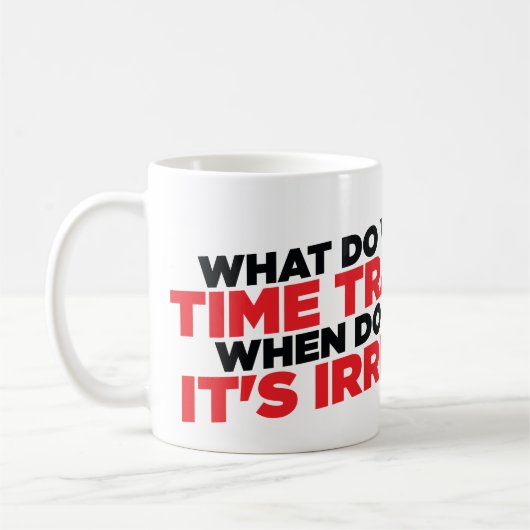 Tijdreizen Koffiemok (Links)