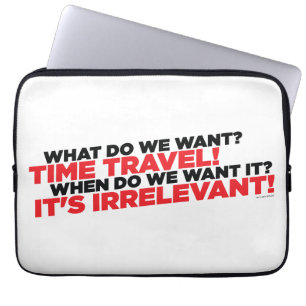 Tijdreizen Laptop Sleeve