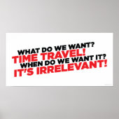 Tijdreizen Poster (Voorkant)