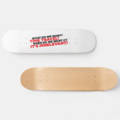 Tijdreizen Skateboard (Horizontaal)