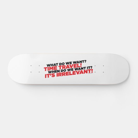 Tijdreizen Skateboard (Horizontaal)
