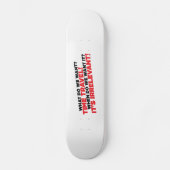 Tijdreizen Skateboard (Voorkant)