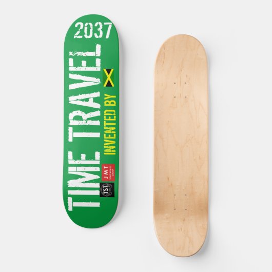 TIJDREIZEN SKATEBOARDS / JMT SKATEBOARDS (Voorkant)
