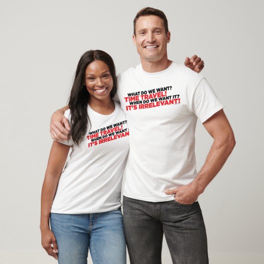 Tijdreizen T-shirt (Unisex)