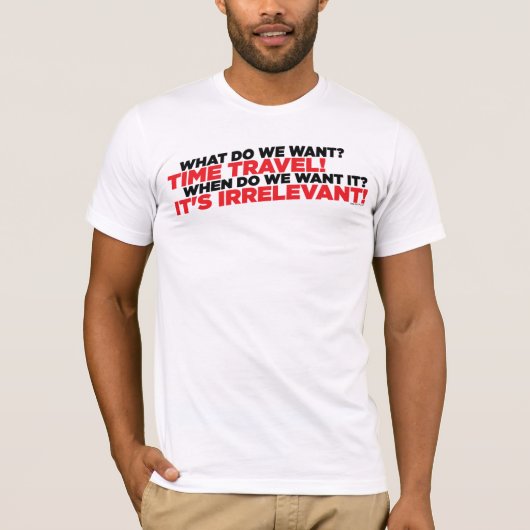 Tijdreizen T-shirt (Voorkant)