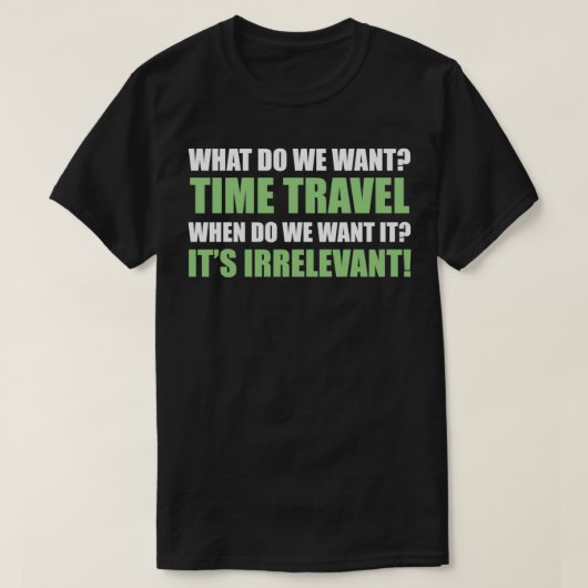 Tijdreizen T-shirt (Design voorkant)