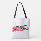 Tijdreizen Tote Bag (Achterkant)