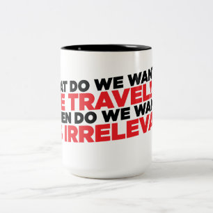Tijdreizen Tweekleurige Koffiemok