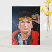 Tijdreiziger Schilderij van Alfred Fox Kaart (Gele Bloem)