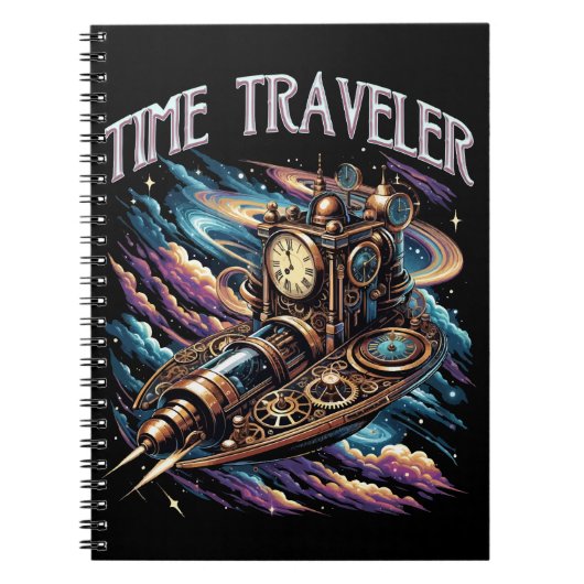Tijdreiziger - Steampunk Space Adventure Notitieboek (Voorkant)