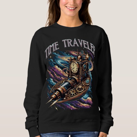 Tijdreiziger - Steampunk Space Adventure Trui (Voorkant)
