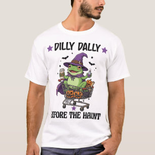 Tijdrekken voor spookkikker Halloween-winkel C T-shirt