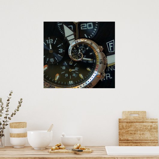 Tijdreunen Poster (Keuken)