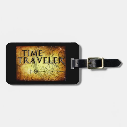 Tijdrever Bagagelabel (Voorkant horizontaal)