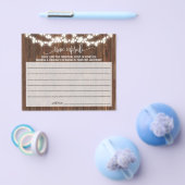 Tijdscapsule Advies voor Koppel Bruisfeest Rustiek Flyer (Enkel)