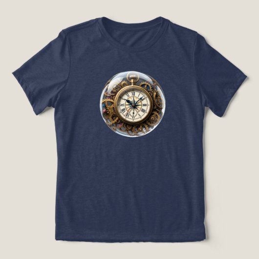 Tijdscapsule Tri-Blend Shirt (Design voorkant)