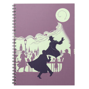 Tijdschaduwduel: Retro Noir Fantasy Notitieboek