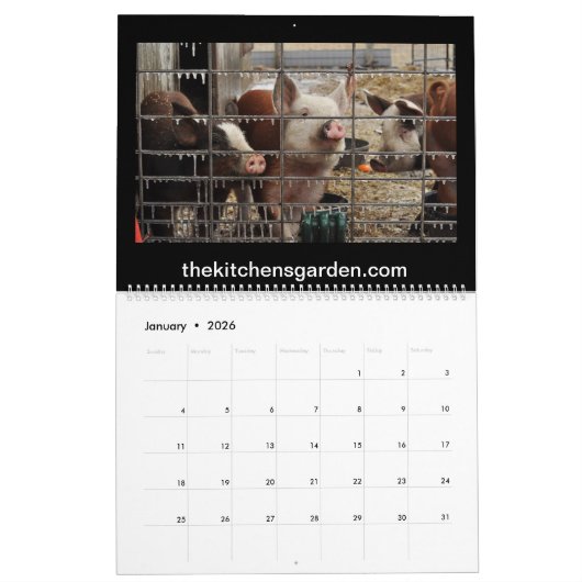 Tijdschema. 2018. De Kalender van het Boerderij (Jan 2026)