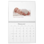 Tijdschema baby's eerste jaar Fotokalender Kalender (Feb 2027)
