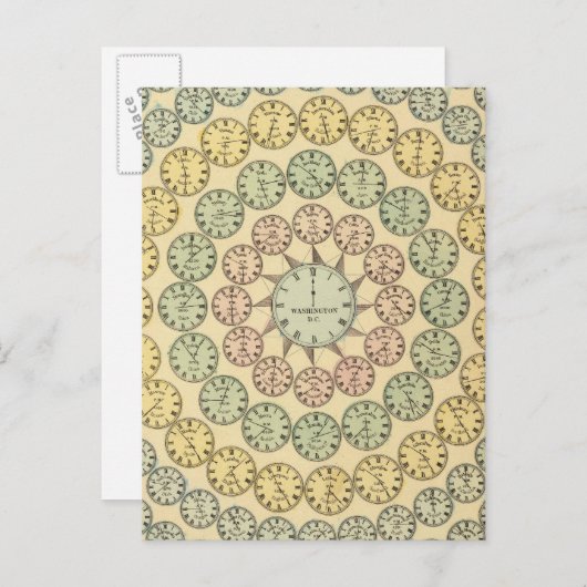 Tijdschema Briefkaart (Voorkant / Achterkant)