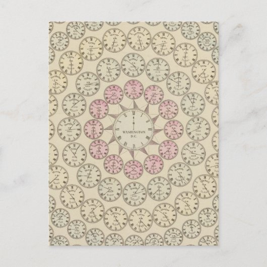 Tijdschema Briefkaart (Voorkant)