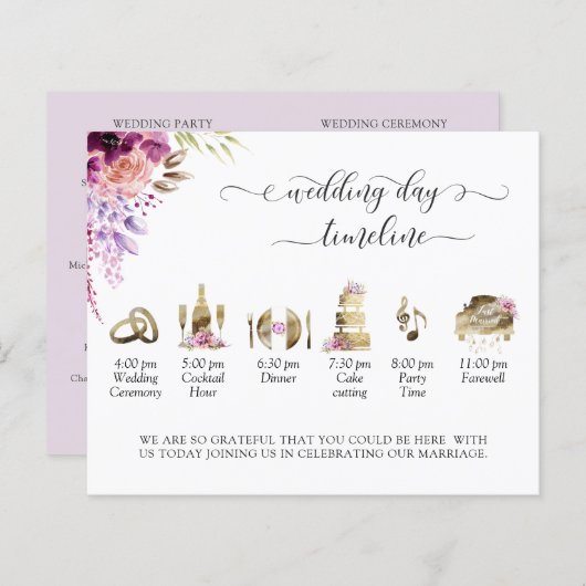 Tijdschema en programma voor Paarse en gewelddadig (Voorkant / Achterkant)