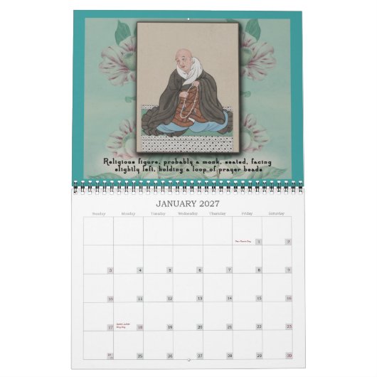 Tijdschema Japanse tekeningen 19e eeuw Kalender (Jan 2027)