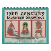 Tijdschema Japanse tekeningen 19e eeuw Kalender (Hoes)