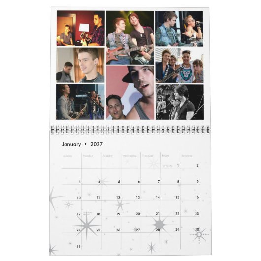 Tijdschema Kalender (Jan 2027)
