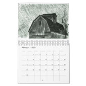 Tijdschema oude schetsen Barn Kalender (Feb 2027)