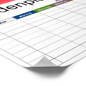 Tijdschema struik Rozen Poster (Hoek)