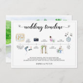 Tijdschema Tropische weduwen bestemming (Voorkant / Achterkant)