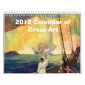 Tijdschema van 2012 voor de Grote Kunst Kalender (Hoes)