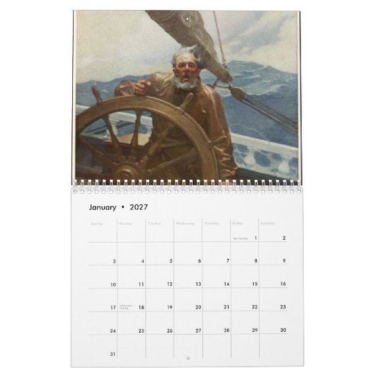 Tijdschema van 2012 voor de Grote Kunst Kalender (Jan 2027)