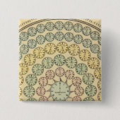 Tijdschema Vierkante Button 5,1 Cm (Voorkant)