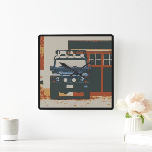 TIJDSCHEMA VIERKANTE KLOK (Huis)